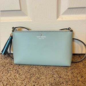 Kate Spade mint blue crossbody purse